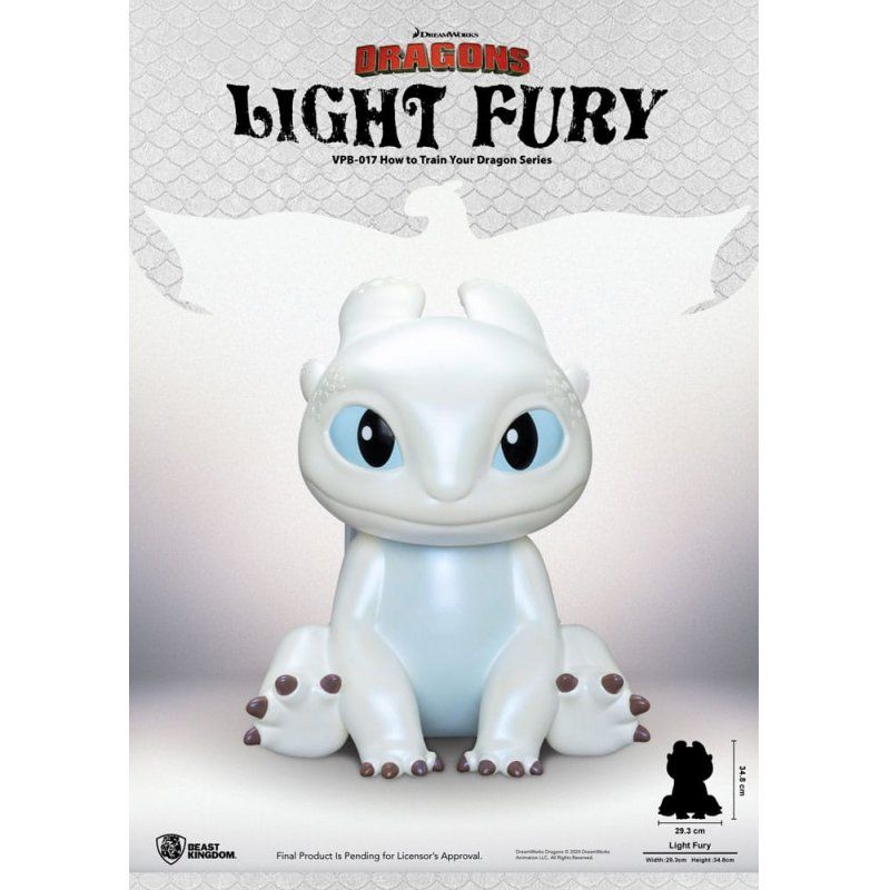 Dragons tirelire Funktional Figure Light Fury 35 cm