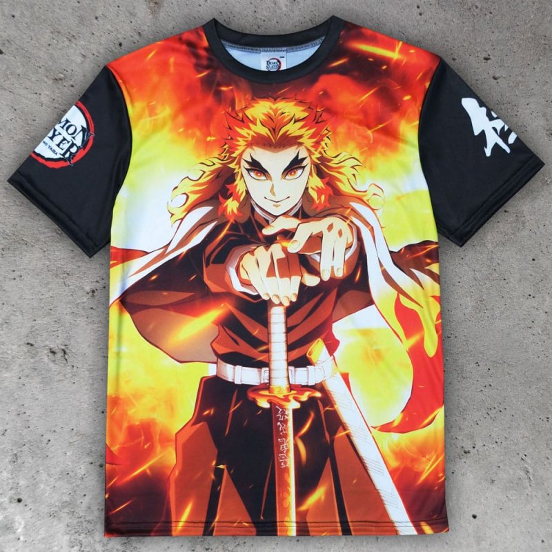 Demon Slayer: Kimetsu no Yaiba T-Shirt Kyojuro Rengoku (M)