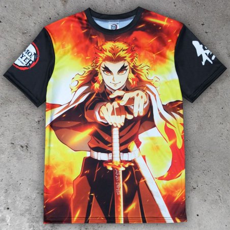 Demon Slayer: Kimetsu no Yaiba T-Shirt Kyojuro Rengoku (M)