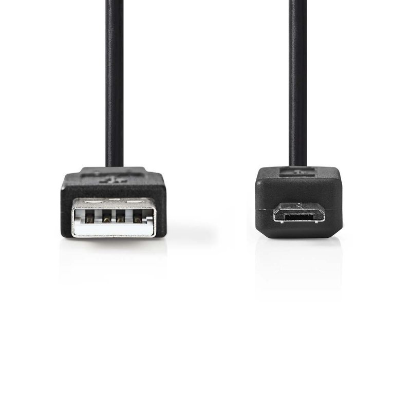 Nedis CCGB60500BK20 USB cable USB 2.0 2 m USB A USB B Black