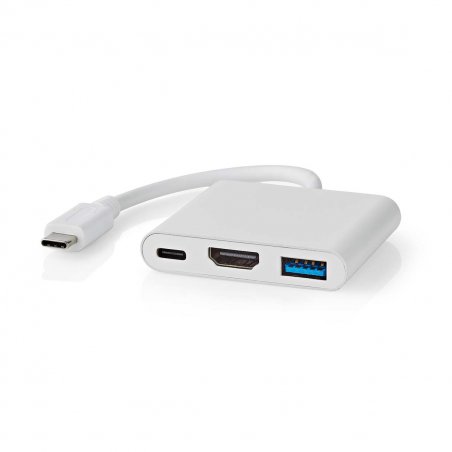 Nedis CCGB64770WT01 laptop dock/port replicator Wired USB Type-C White