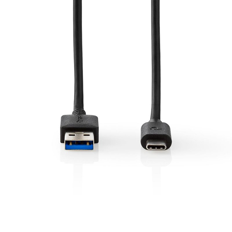 Nedis CCGW61600BK20 USB cable USB 3.2 Gen 1 (3.1 Gen 1) 2 m USB A USB C Black