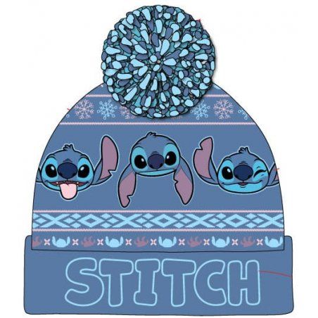 Lilo & Stitch bonnet Pom-Pom Dark Blue