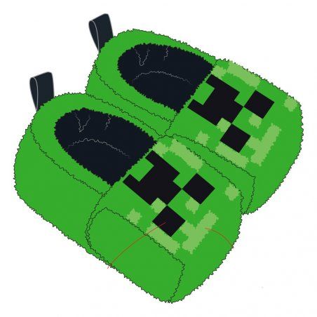 Minecraft chaussons L-XL