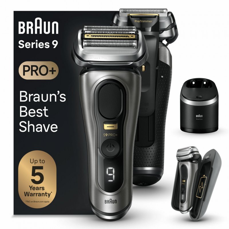 Braun Series 9 Pro 9575cc Wet & Dry Rasoir à grille Tondeuse Métallique