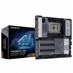 GIGABYTE TRX50 AI TOPMotherboard - Supports AMD Ryzen PRO 7000 CPUs, 16 8 4 Phases Digital VRM, up to 5200MHz DDR5