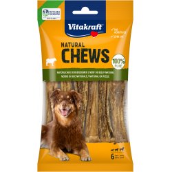 Vitakraft - NATURAL CHEWS cut ox pizzle for dogs 6pcs (58288)