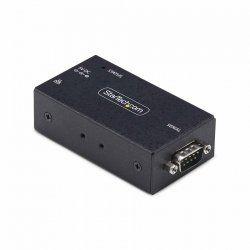 StarTech.com 1-Port Serial to Ethernet Adapter, IP Serial Device Server For Remote RS232 Devices, Wall/DIN Rail