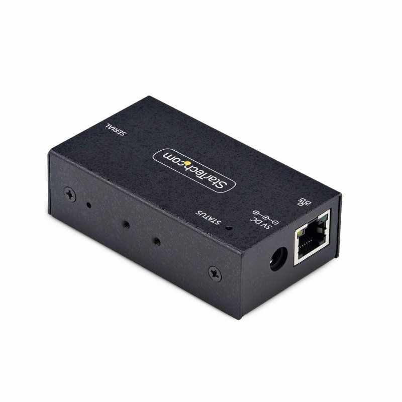 StarTech.com I13-SERIAL-ETHERNET convertisseur série, répéteur et isolateur RS-232 RJ-45 Noir