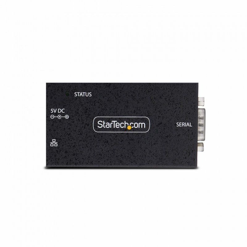 StarTech.com I13-SERIAL-ETHERNET convertisseur série, répéteur et isolateur RS-232 RJ-45 Noir