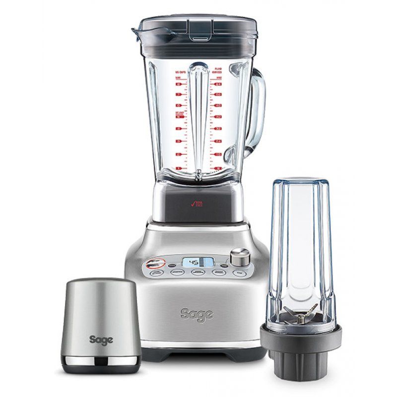 Sage the Super Q 2 L Mélangeur de table 2400 W Noir, Acier inoxydable