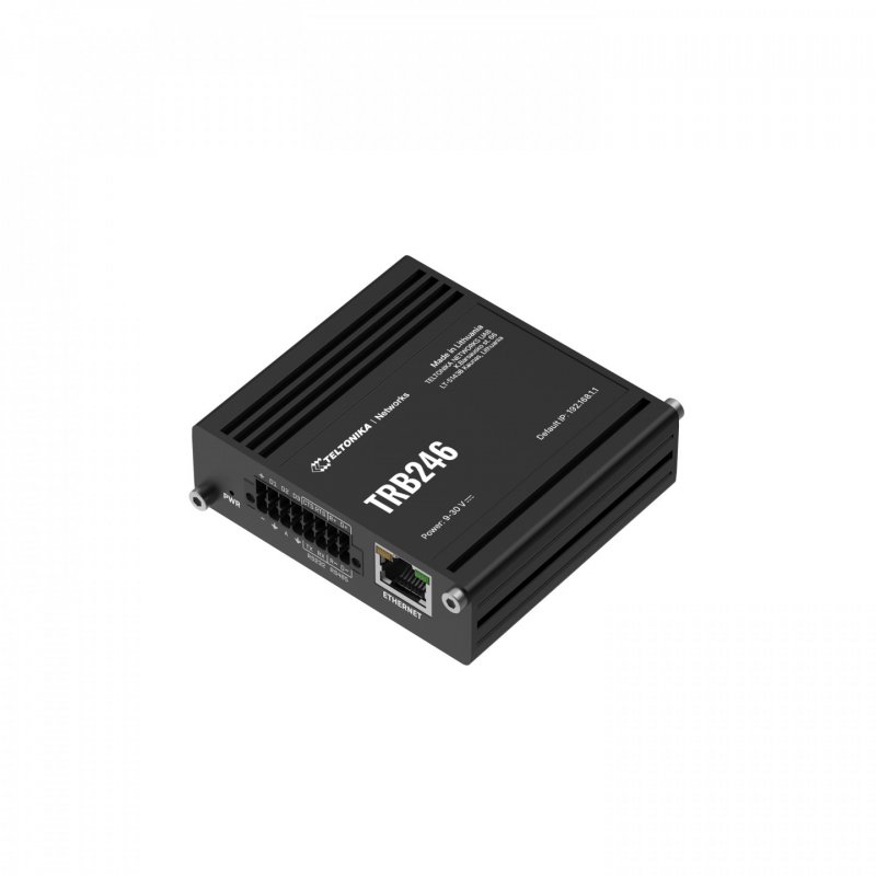 Teltonika Routeur industriel, passerelle IoT LTE TRB246 Catégorie 4, 1x RJ45 100 Mb/s, IP30