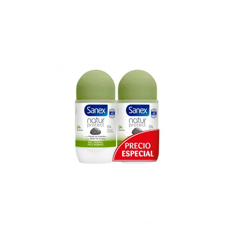 SANEX DEO ROLL ON NATUR PROTECT 50 ML DUPLO