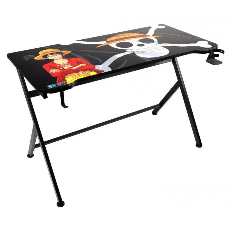 Konix 78441123951 computer desk Black, Grey, Red, White