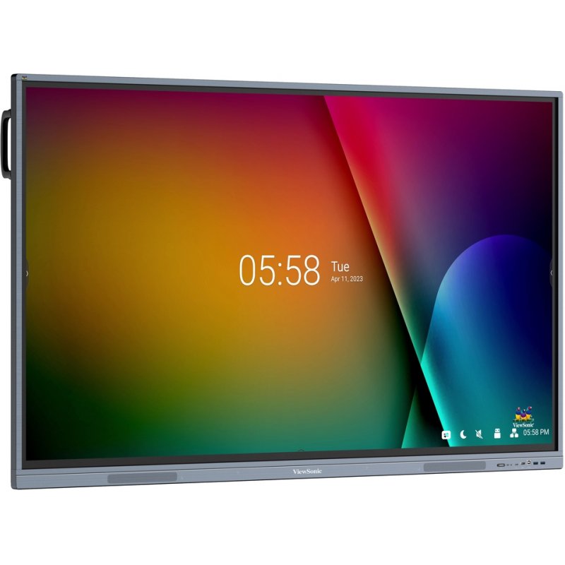 Viewsonic IFP7533-G affichage de messages Écran plat interactif 190,5 cm (75") LCD 350 cd/m² 4K Ultra HD Noir Écran
