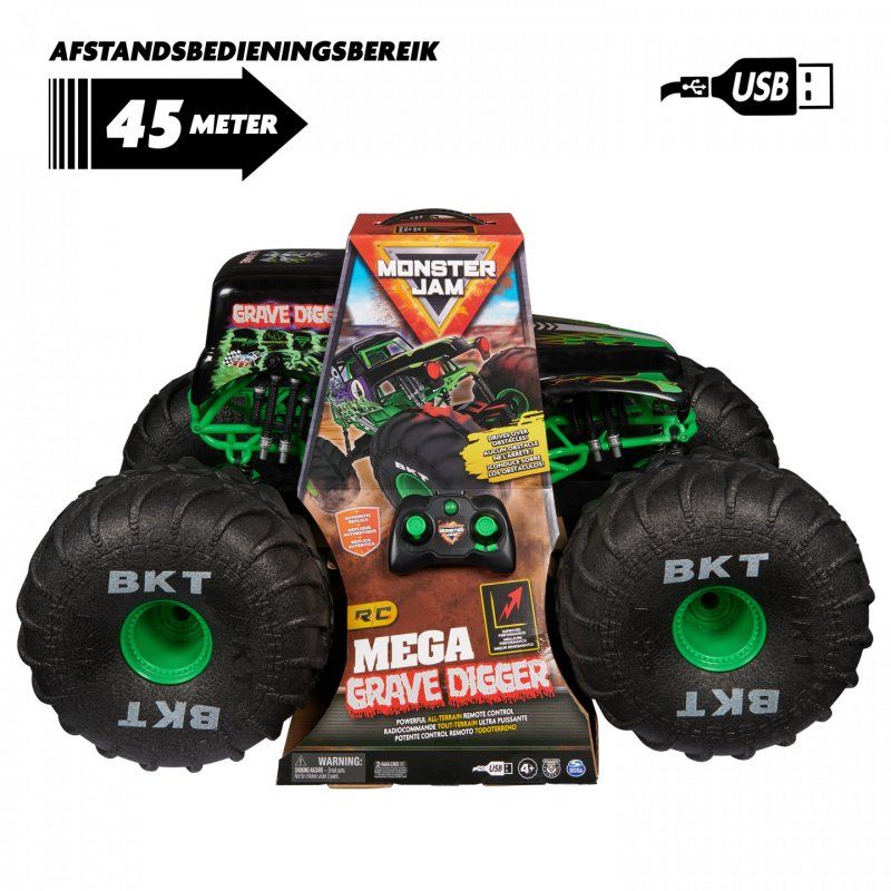 Monster Jam Mega Grave Digger RC