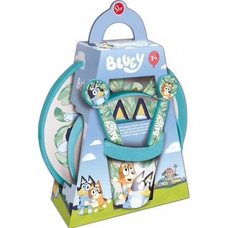 Stor - Non Slip Lunch Set - Bluey (088808705-50601)