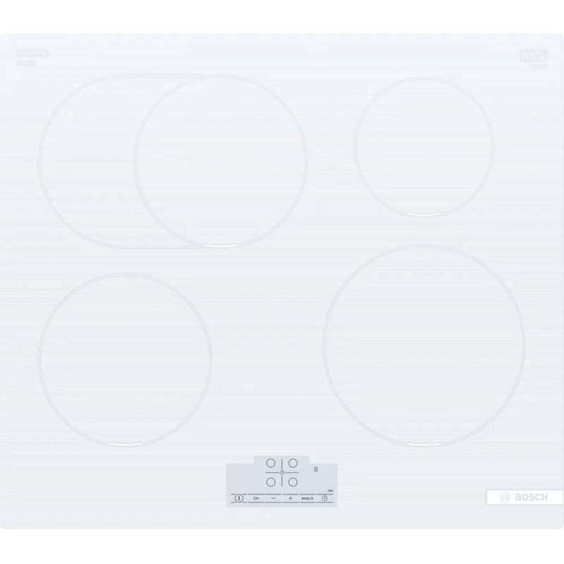 Bosch Serie 6 PIF612BB1E plaque Blanc Intégré 60 cm Plaque avec zone à induction 4 zone(s)