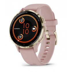 Garmin Venu 3S 3.05 cm (1.2") AMOLED Digital 390 x 390 pixels Touchscreen Gold, Rose Wi-Fi GPS (satellite)