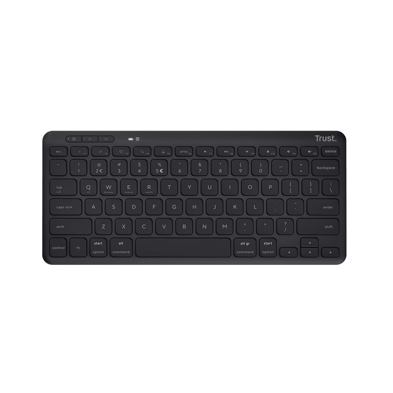 Trust Lyra clavier Universel RF sans fil Bluetooth QWERTY Anglais américain Noir