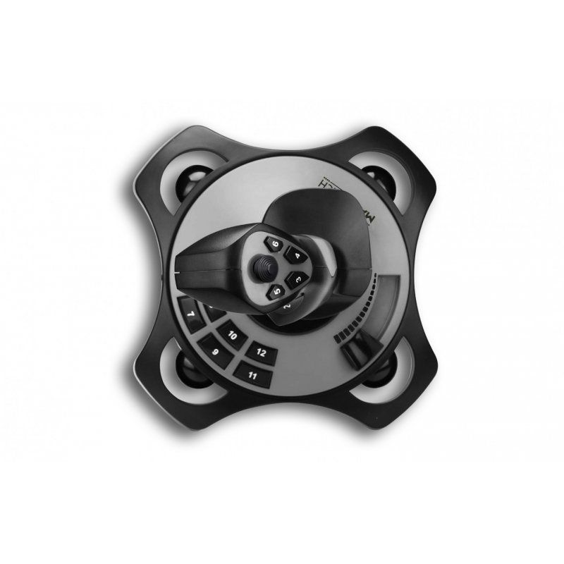 Maxx Tech MXT-JOY-PC accessoire de jeux vidéo Noir, Gris clair USB Joystick