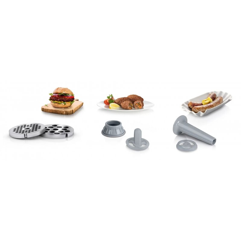 Bosch MFW2520W mincer 1500 W Stainless steel White