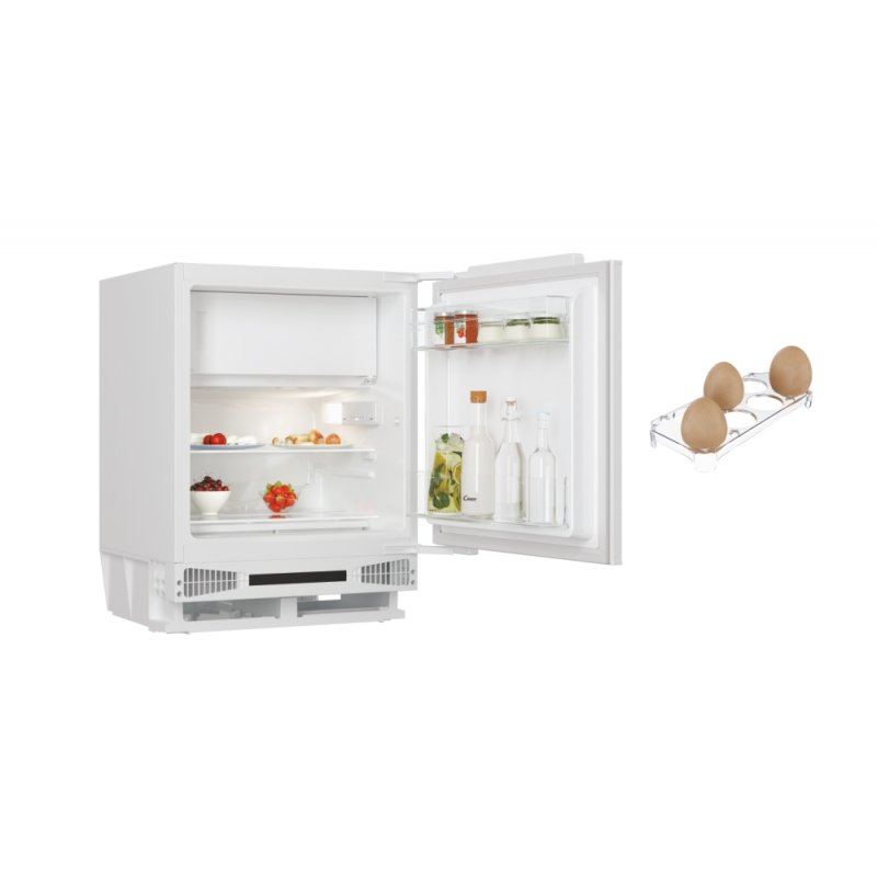 Candy CM4SE68W frigo combine Intégré 111 L E Blanc