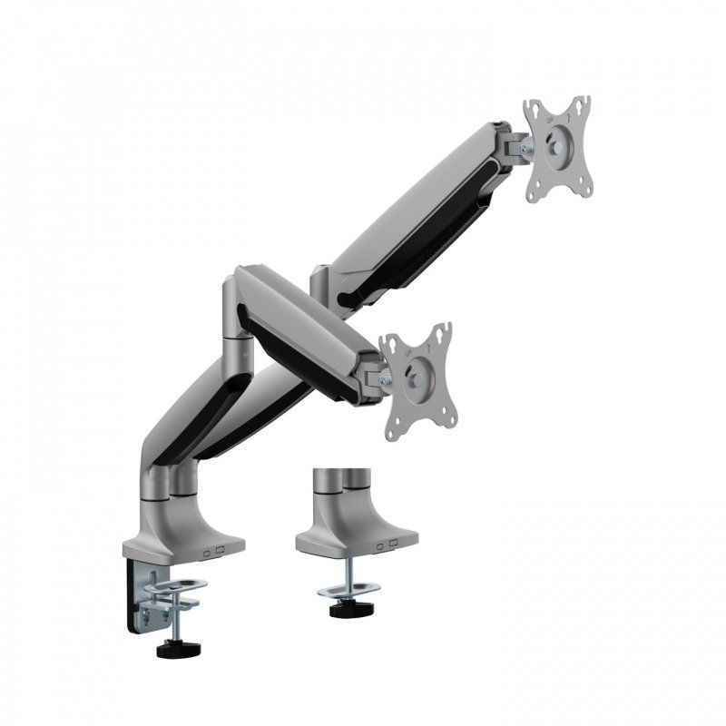 Ewent EW1528 monitor mount / stand 88.9 cm (35") Silver Desk