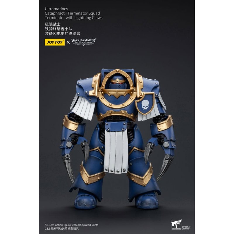 Warhammer The Horus Heresy figurine 1/18 Ultramarines Cataphractii Terminator Squad Terminator with Lightning Claws 14
