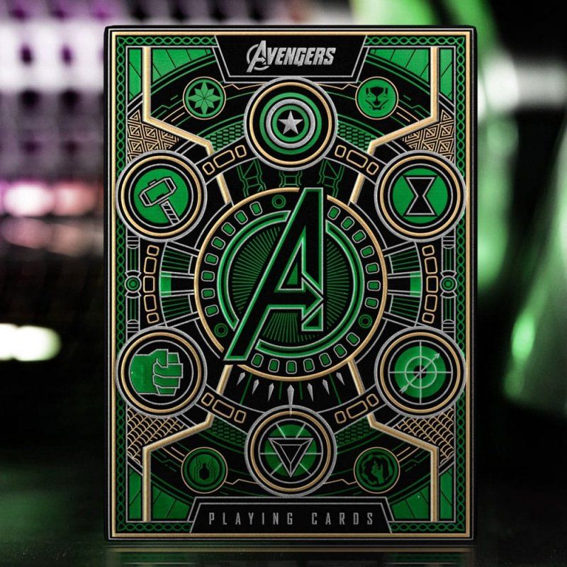Avengers - The Infinity Saga jeu de cartes à jouer Green Version