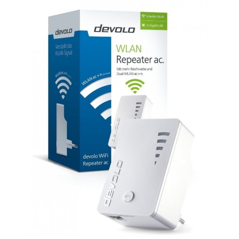 WiFi Repeater ac (1200Mbit, 1x GLAN,WPS/WPA2, Verstärker)