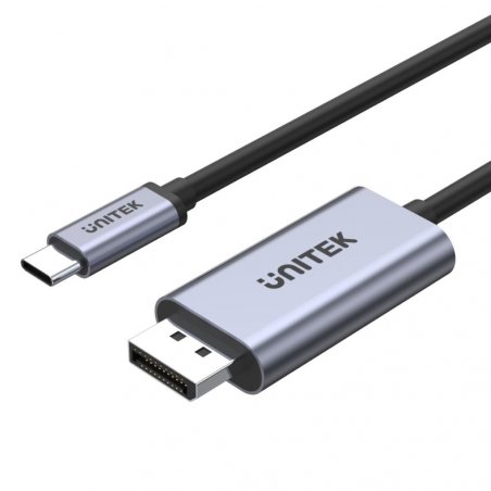 UNITEK V1409A changeur de genre de câble USB-C DisplayPort Noir, Gris