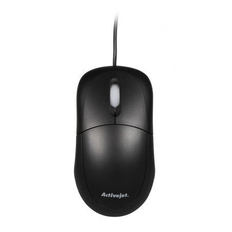Activejet AMY-146 wired computer mouse (optical 1000 DPI black)
