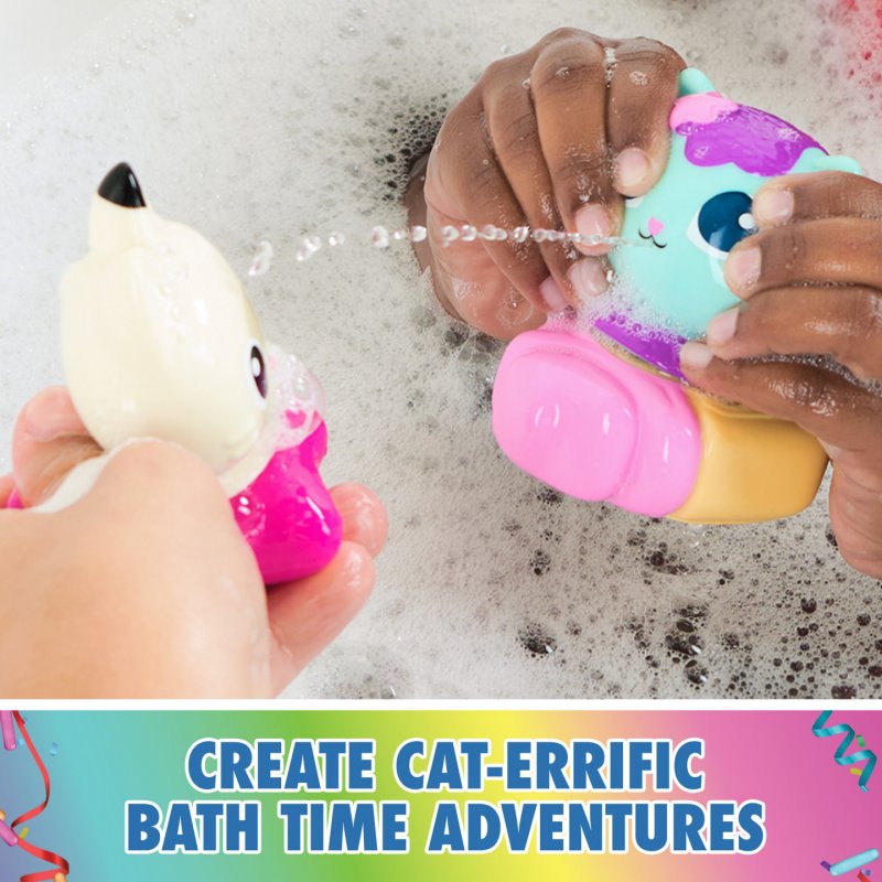 Gabby's Dollhouse Gabby Cat Bath Squirters Jouet de bain qui arrose Multicolore