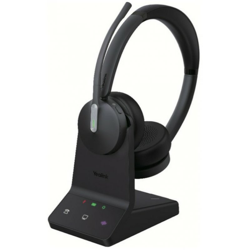 Yealink WH64 Dual Teams Casque Sans fil Arceau Bureau/Centre d'appels Micro-USB Bluetooth Noir