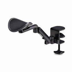 StarTech.com Adjustable Arm Rest for Office Desk, Ergonomic Arm/Elbow Support, 360-Degree Rotation, Clamp-On/No Drill