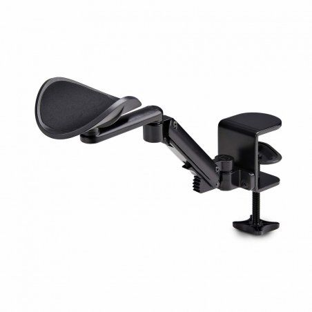 StarTech.com Adjustable Arm Rest for Office Desk, Ergonomic Arm/Elbow Support, 360-Degree Rotation, Clamp-On/No Drill