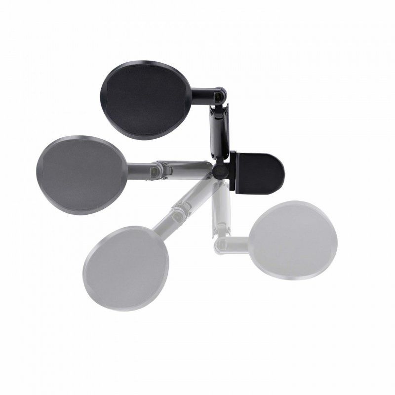 StarTech.com Adjustable Arm Rest for Office Desk, Ergonomic Arm/Elbow Support, 360-Degree Rotation, Clamp-On/No Drill