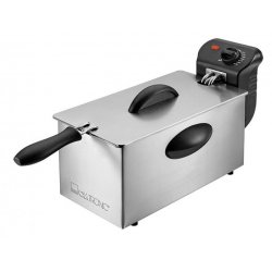 Clatronic FR 3586 Fryer 3 L Silver Stainless steel Stand-alone 2000 W