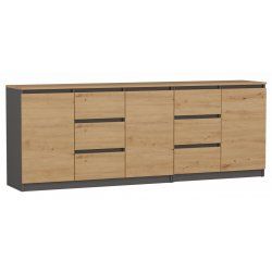 Topeshop COSTA ANT/ART BA KPL chest of drawers