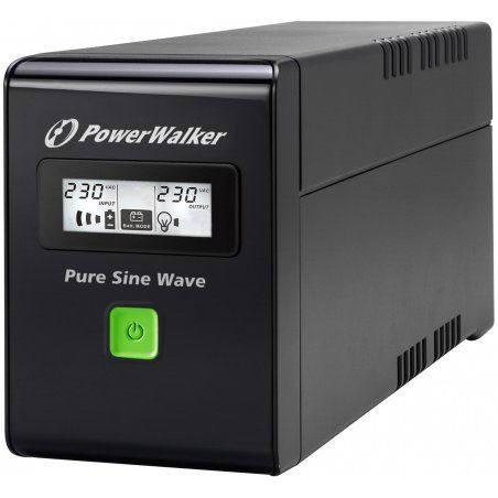 PowerWalker VI 600 SW FR alimentation d'énergie non interruptible Interactivité de ligne 0,6 kVA 360 W 2 sortie(s) CA