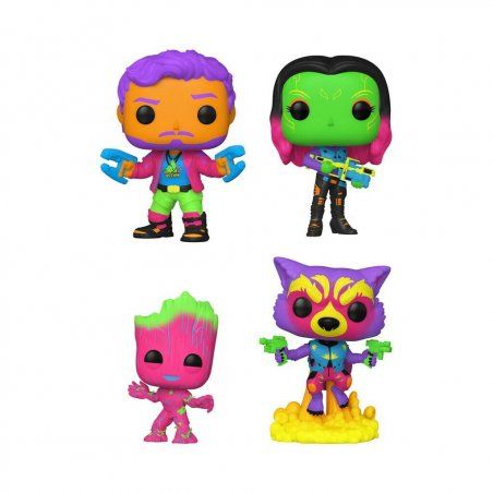 Pop! Movies: Guardian of the Galaxy Vol. 2 Blacklight 4-Pack