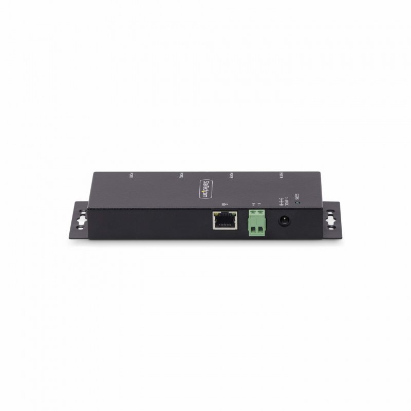 StarTech.com 4-Port Serial to Ethernet Adapter, IP Serial Device Server For Remote RS232 Devices, Wall/DIN Rail