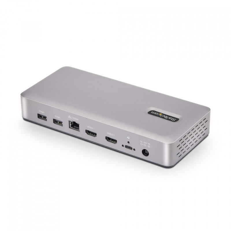 StarTech.com Station d'Accueil USB4, USB-C 40Gbps, Double Vidéo HDMI, Jusqu'à 2x 4K 60Hz 4:4:4 (RGB) ou 2x 4K 120Hz