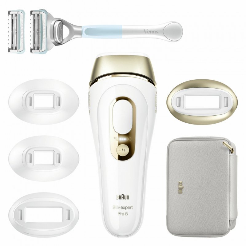 Braun Silk-expert Pro PL5356 Lumière pulsée Or, Blanc