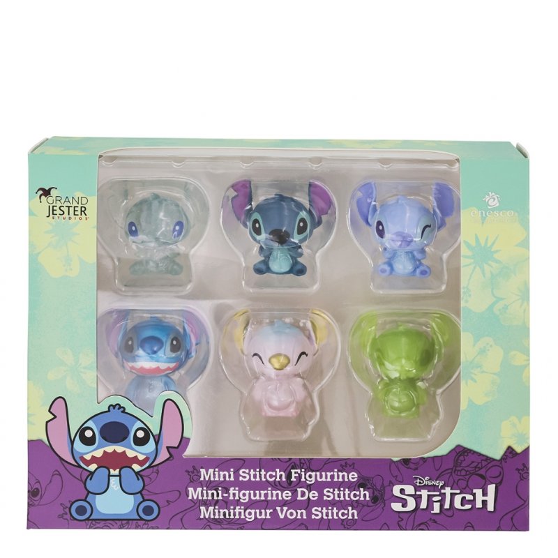 BOITE 6 MINI FIGURINE STITCH