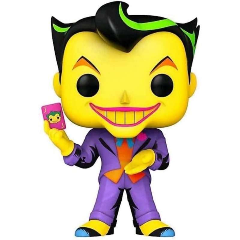 DC Comics POP! Heroes Vinyl figurine Joker (Black Light) 9 cm