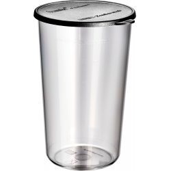 ESGE-Zauberstab Mixbecher mit Deckel (transparent, Inhalt 0,6 Liter, für Stabmixer)