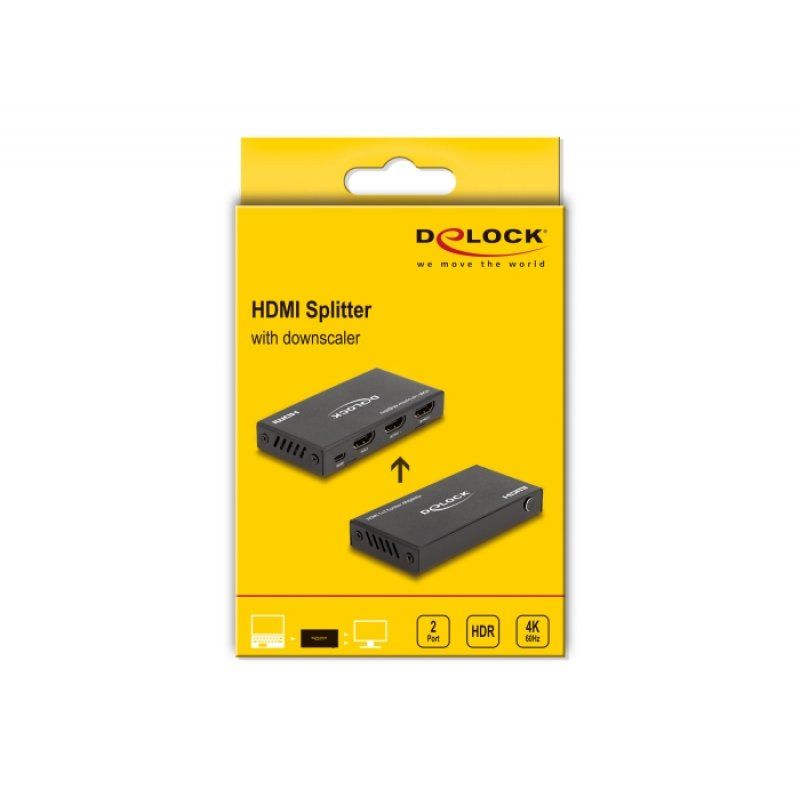 DeLOCK 18651 video splitter HDMI 2x HDMI