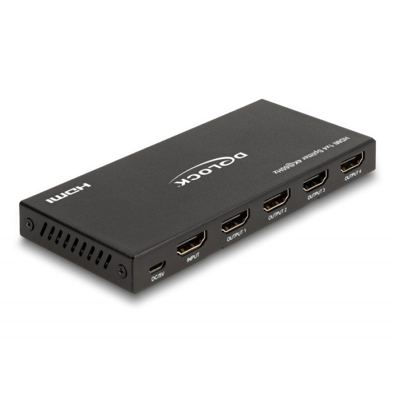 DeLOCK 18652 répartiteur vidéo HDMI 4x HDMI